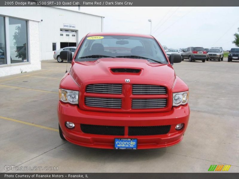 Flame Red / Dark Slate Gray 2005 Dodge Ram 1500 SRT-10 Quad Cab
