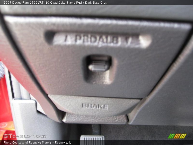 Flame Red / Dark Slate Gray 2005 Dodge Ram 1500 SRT-10 Quad Cab