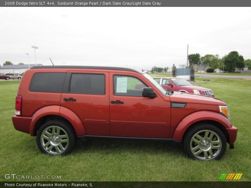 Sunburst Orange Pearl / Dark Slate Gray/Light Slate Gray 2008 Dodge Nitro SLT 4x4