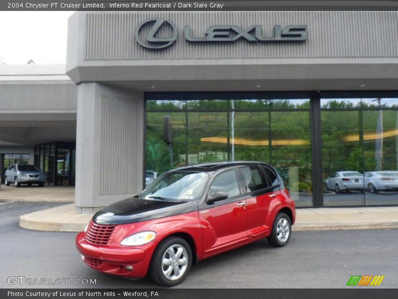 Inferno Red Pearlcoat / Dark Slate Gray 2004 Chrysler PT Cruiser Limited