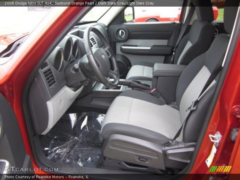 Sunburst Orange Pearl / Dark Slate Gray/Light Slate Gray 2008 Dodge Nitro SLT 4x4