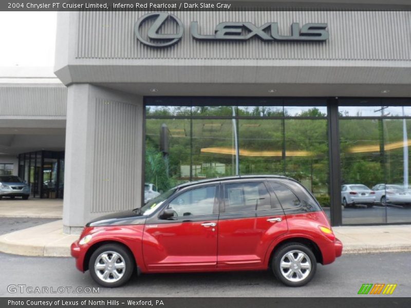 Inferno Red Pearlcoat / Dark Slate Gray 2004 Chrysler PT Cruiser Limited