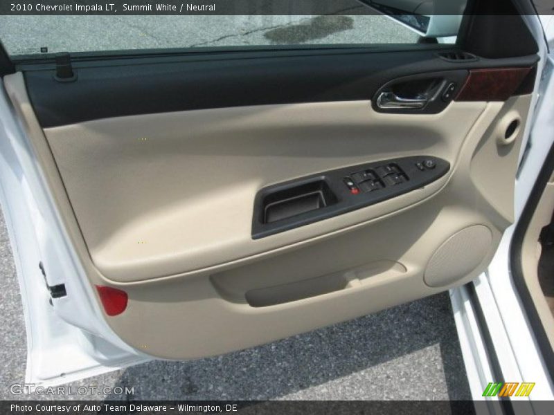 Summit White / Neutral 2010 Chevrolet Impala LT