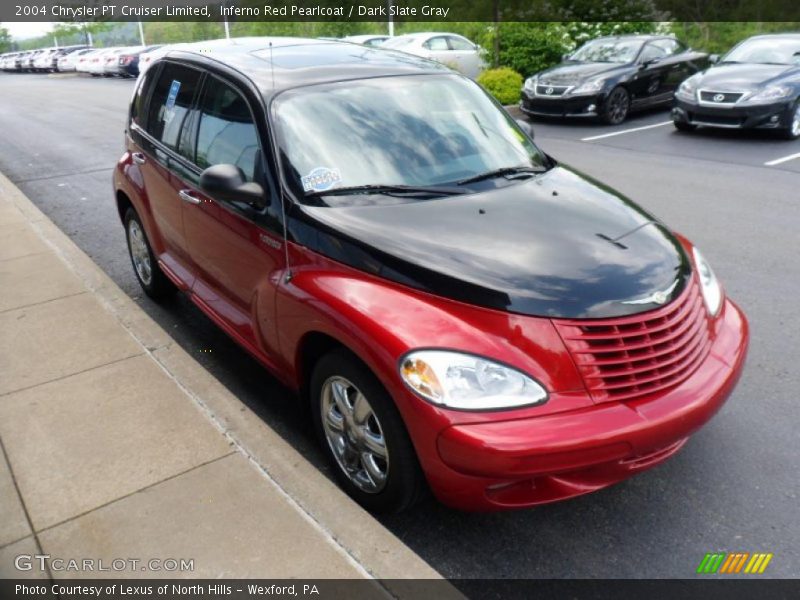 Inferno Red Pearlcoat / Dark Slate Gray 2004 Chrysler PT Cruiser Limited