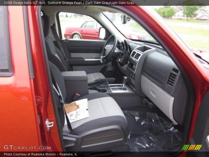 Sunburst Orange Pearl / Dark Slate Gray/Light Slate Gray 2008 Dodge Nitro SLT 4x4