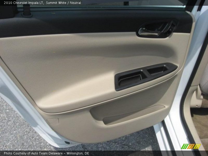 Summit White / Neutral 2010 Chevrolet Impala LT
