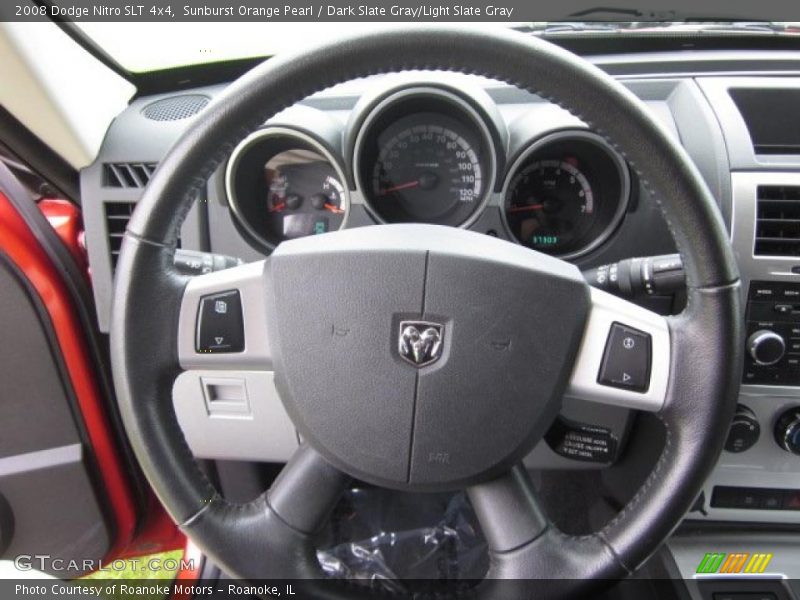Sunburst Orange Pearl / Dark Slate Gray/Light Slate Gray 2008 Dodge Nitro SLT 4x4