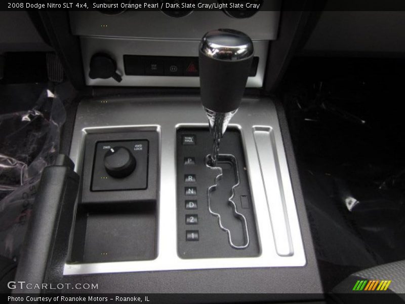 Sunburst Orange Pearl / Dark Slate Gray/Light Slate Gray 2008 Dodge Nitro SLT 4x4