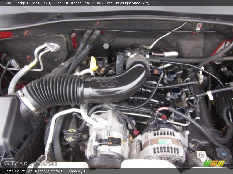Sunburst Orange Pearl / Dark Slate Gray/Light Slate Gray 2008 Dodge Nitro SLT 4x4