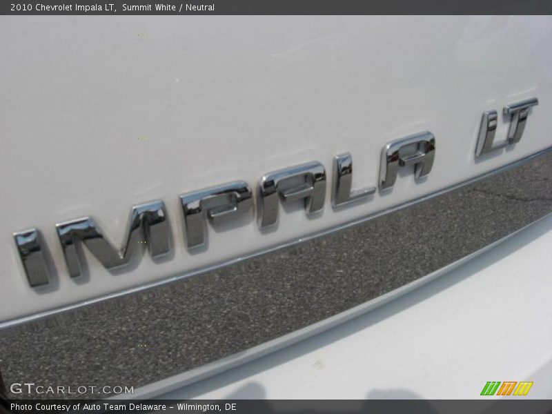 Summit White / Neutral 2010 Chevrolet Impala LT