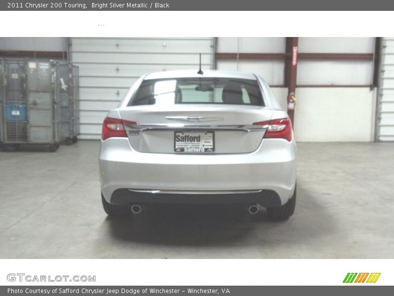 Bright Silver Metallic / Black 2011 Chrysler 200 Touring