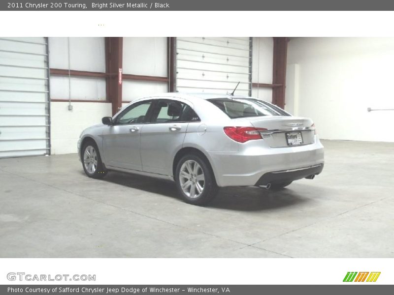 Bright Silver Metallic / Black 2011 Chrysler 200 Touring