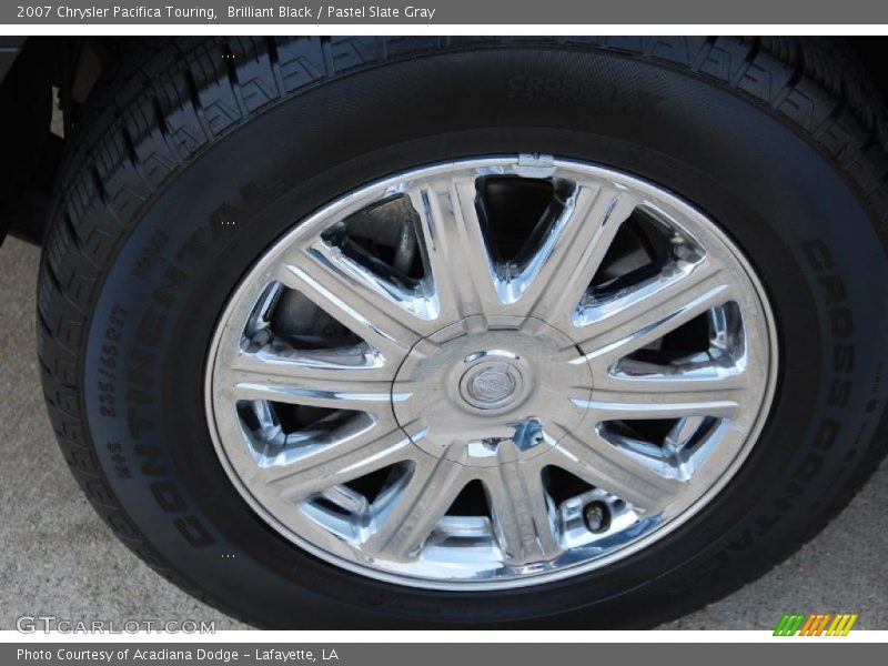 Brilliant Black / Pastel Slate Gray 2007 Chrysler Pacifica Touring