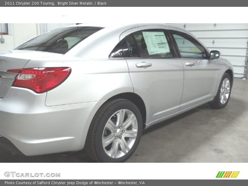 Bright Silver Metallic / Black 2011 Chrysler 200 Touring