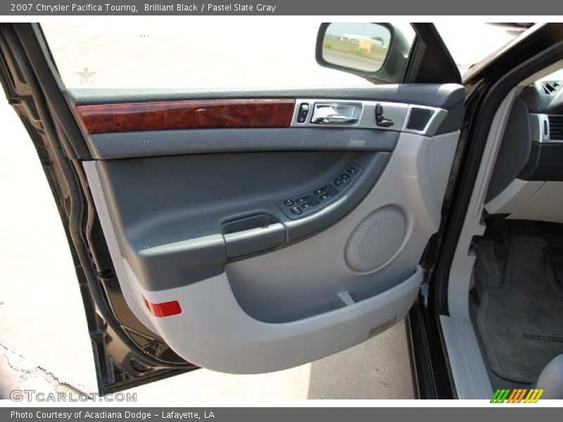Brilliant Black / Pastel Slate Gray 2007 Chrysler Pacifica Touring