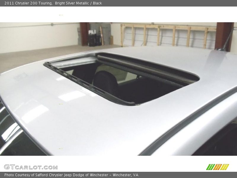 Bright Silver Metallic / Black 2011 Chrysler 200 Touring