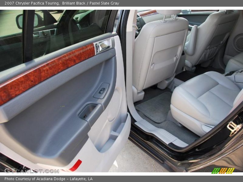 Brilliant Black / Pastel Slate Gray 2007 Chrysler Pacifica Touring