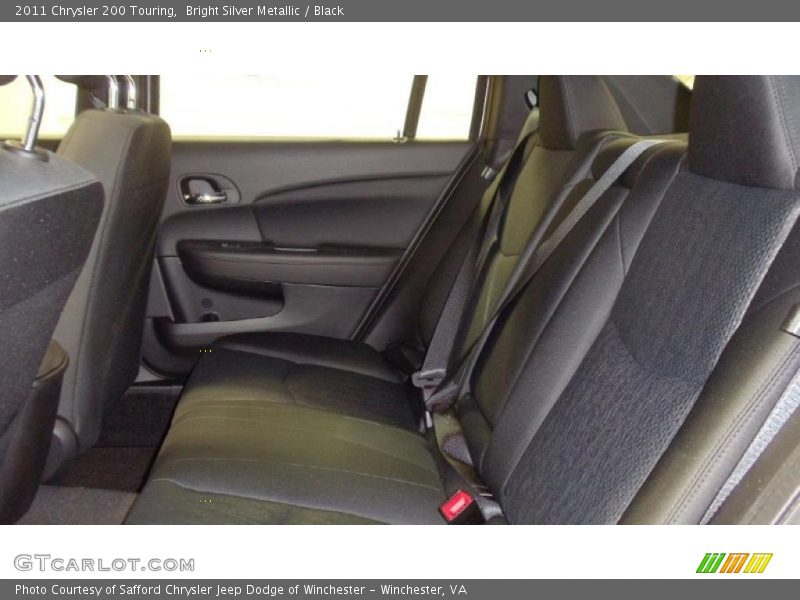 Bright Silver Metallic / Black 2011 Chrysler 200 Touring