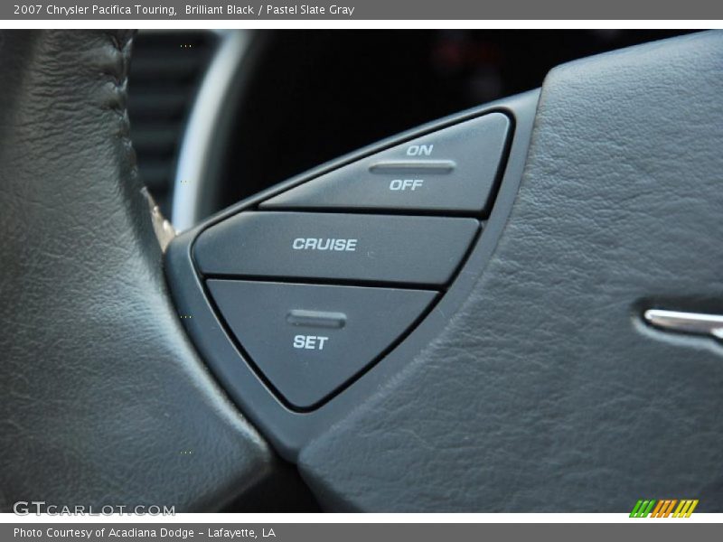 Brilliant Black / Pastel Slate Gray 2007 Chrysler Pacifica Touring
