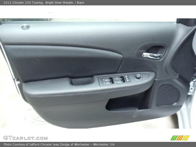 Bright Silver Metallic / Black 2011 Chrysler 200 Touring