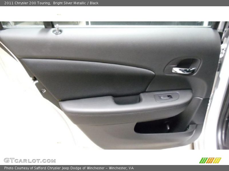 Bright Silver Metallic / Black 2011 Chrysler 200 Touring