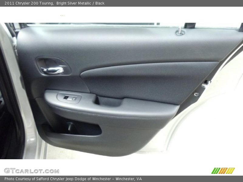 Bright Silver Metallic / Black 2011 Chrysler 200 Touring