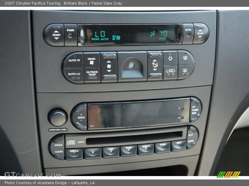 Brilliant Black / Pastel Slate Gray 2007 Chrysler Pacifica Touring