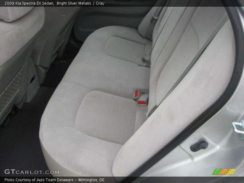 Bright Silver Metallic / Gray 2009 Kia Spectra EX Sedan