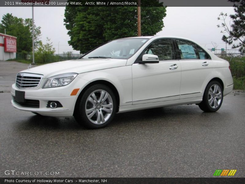 Arctic White / Almond/Mocha 2011 Mercedes-Benz C 300 Luxury 4Matic
