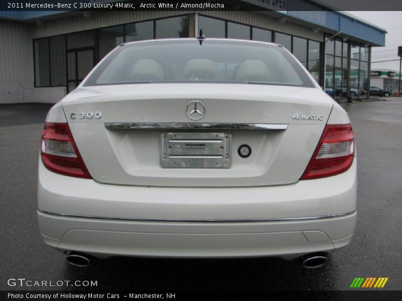 Arctic White / Almond/Mocha 2011 Mercedes-Benz C 300 Luxury 4Matic
