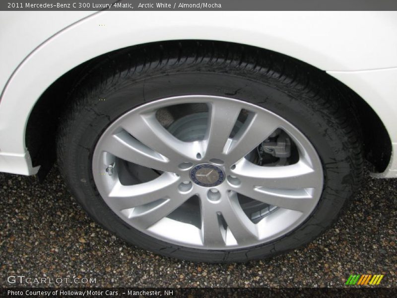 Arctic White / Almond/Mocha 2011 Mercedes-Benz C 300 Luxury 4Matic