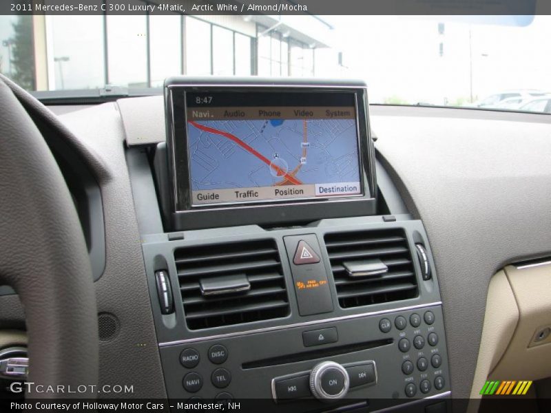 Arctic White / Almond/Mocha 2011 Mercedes-Benz C 300 Luxury 4Matic