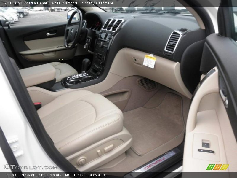 White Diamond Tintcoat / Cashmere 2011 GMC Acadia Denali
