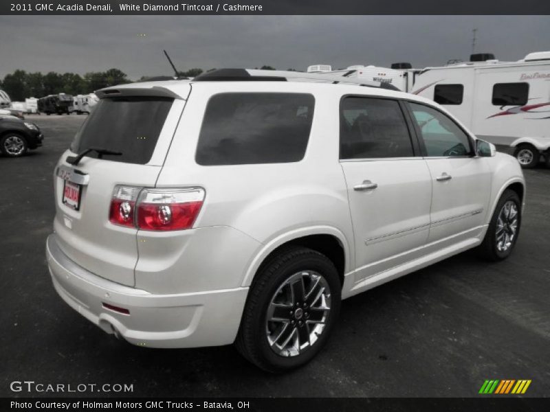 White Diamond Tintcoat / Cashmere 2011 GMC Acadia Denali