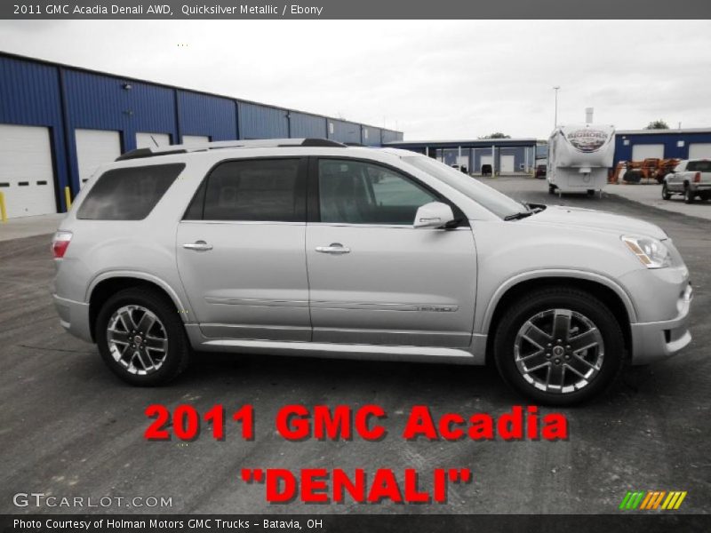 Quicksilver Metallic / Ebony 2011 GMC Acadia Denali AWD