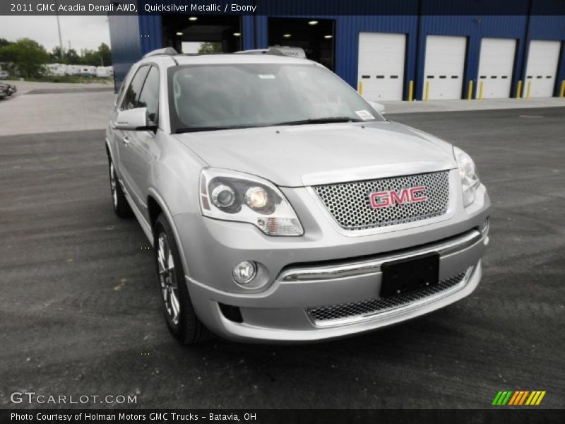 Quicksilver Metallic / Ebony 2011 GMC Acadia Denali AWD