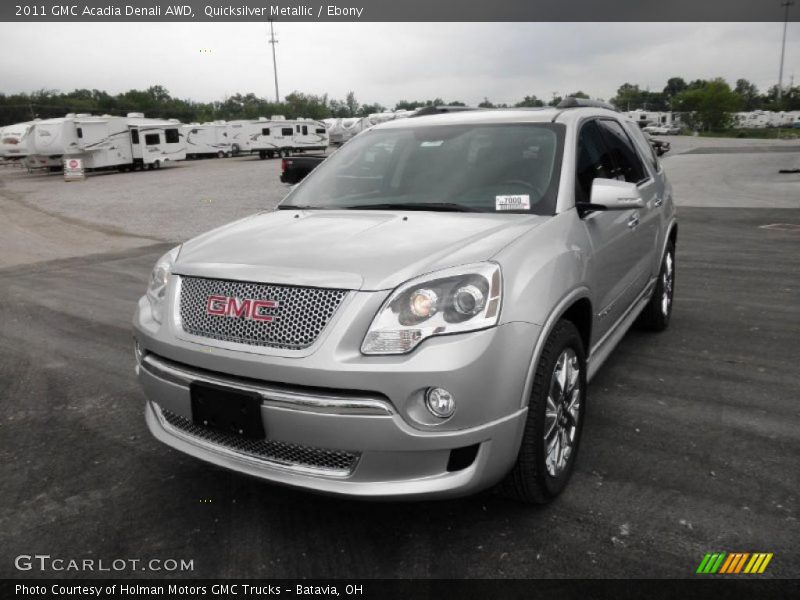 Quicksilver Metallic / Ebony 2011 GMC Acadia Denali AWD