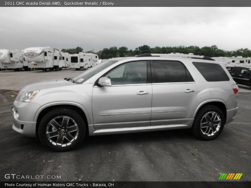 Quicksilver Metallic / Ebony 2011 GMC Acadia Denali AWD