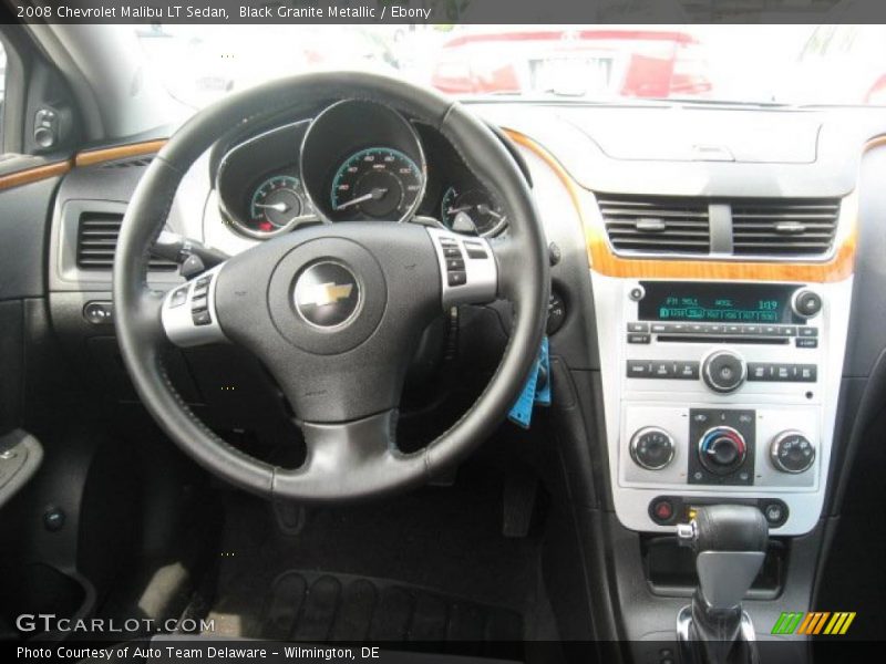 Black Granite Metallic / Ebony 2008 Chevrolet Malibu LT Sedan