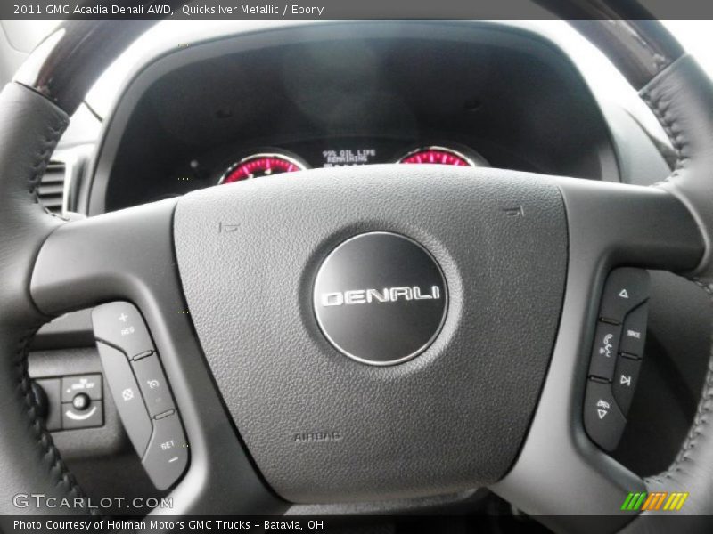 Quicksilver Metallic / Ebony 2011 GMC Acadia Denali AWD