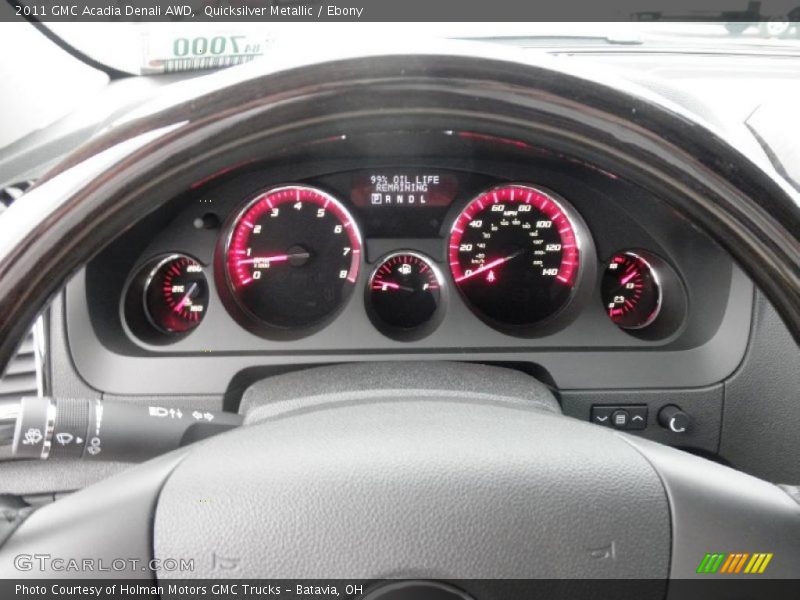 Quicksilver Metallic / Ebony 2011 GMC Acadia Denali AWD