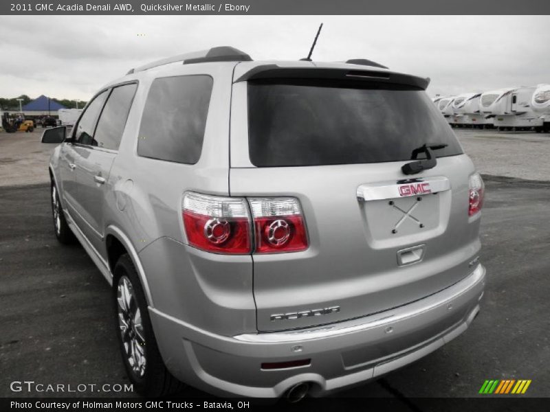 Quicksilver Metallic / Ebony 2011 GMC Acadia Denali AWD