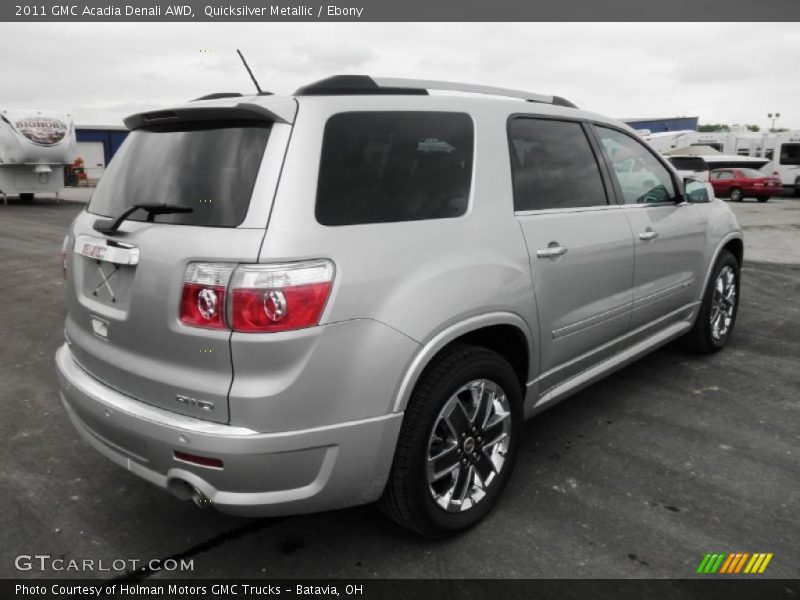 Quicksilver Metallic / Ebony 2011 GMC Acadia Denali AWD