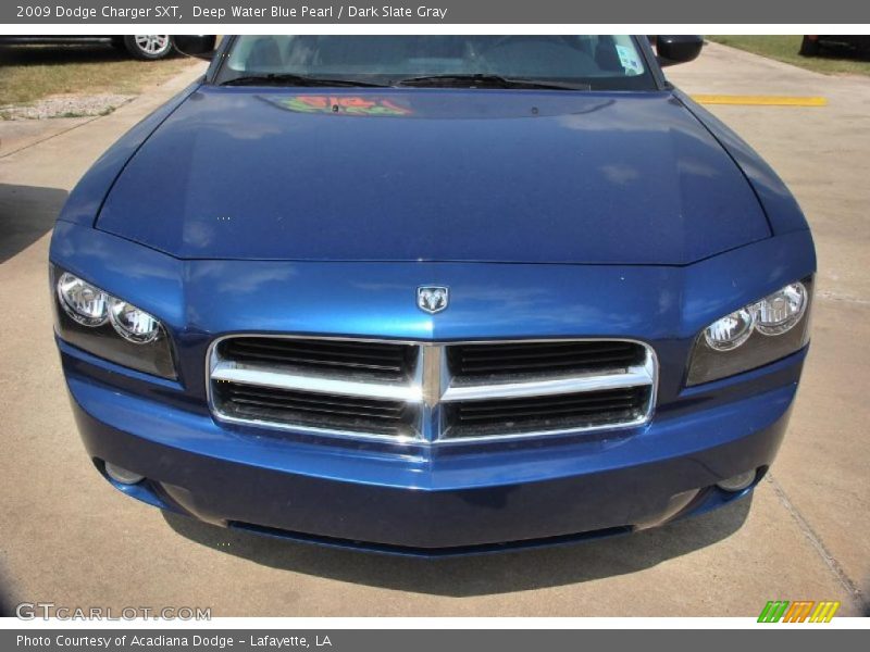 Deep Water Blue Pearl / Dark Slate Gray 2009 Dodge Charger SXT