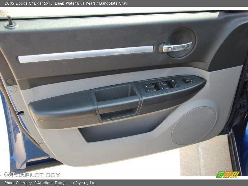 Deep Water Blue Pearl / Dark Slate Gray 2009 Dodge Charger SXT