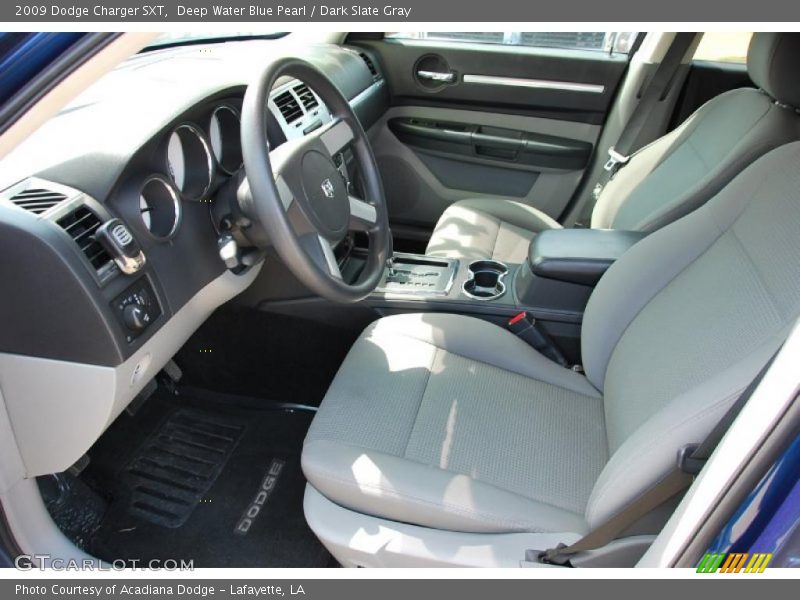 Deep Water Blue Pearl / Dark Slate Gray 2009 Dodge Charger SXT