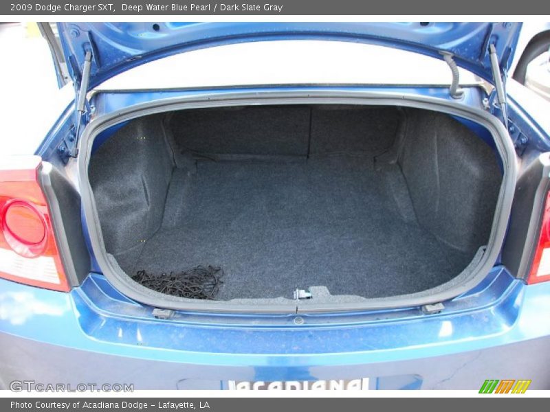 Deep Water Blue Pearl / Dark Slate Gray 2009 Dodge Charger SXT