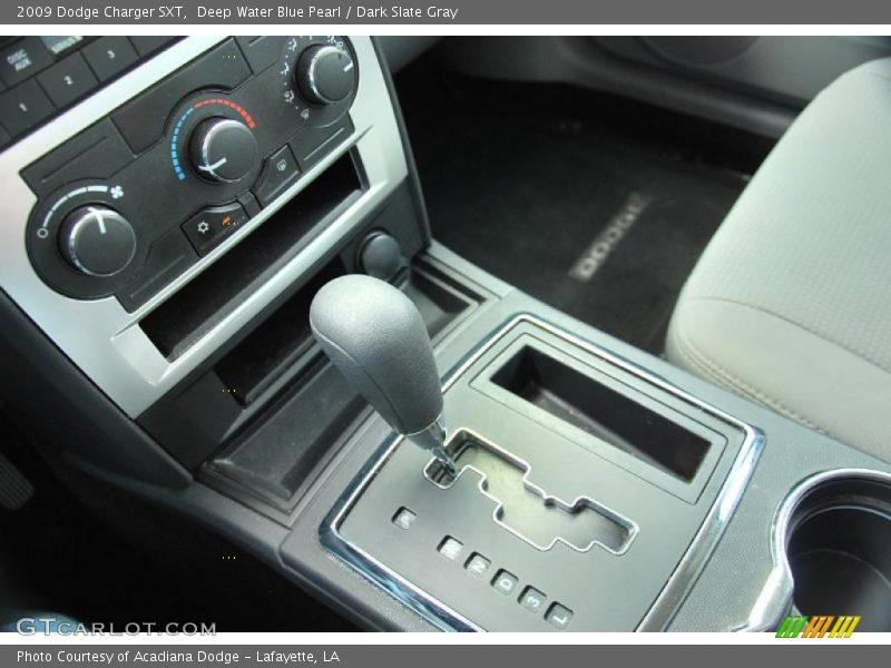 Deep Water Blue Pearl / Dark Slate Gray 2009 Dodge Charger SXT