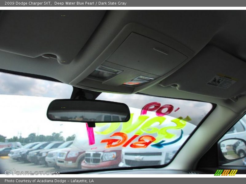 Deep Water Blue Pearl / Dark Slate Gray 2009 Dodge Charger SXT
