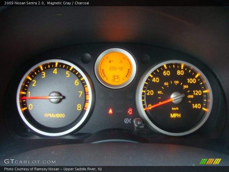 Magnetic Gray / Charcoal 2009 Nissan Sentra 2.0